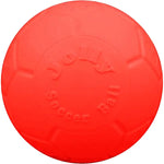 Jolly Pets orange soccer ball for dogs, vanilla scented and puncture-resistant
