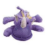 Purple plush toy on a white background