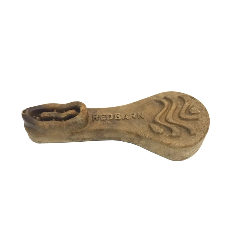 Dog toy with 'Red Barn' branding on a white background