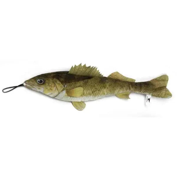 Steel Dog Freshwater Fish w/Rope Toy (Walleye) | SCK