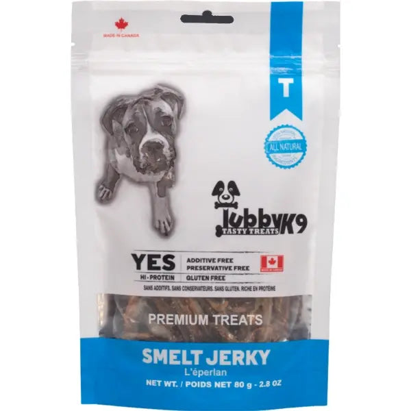 Tubby K9 Smelt Jerky 80g | SCK